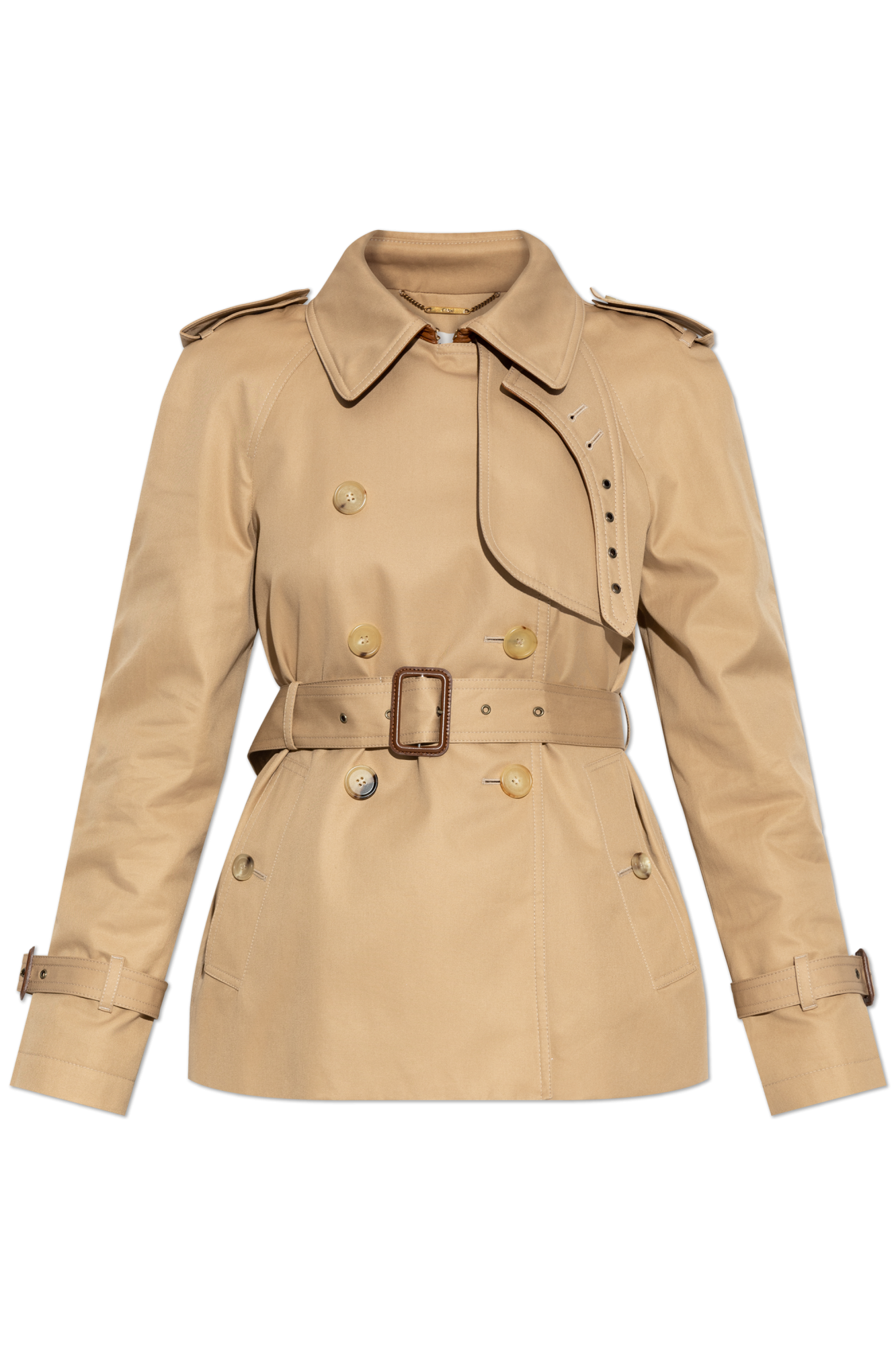ジャケット・アウター Hataplaubeblanc wide belt trench coat ジャケット・アウター Hataplaubeblanc wide belt trench coat